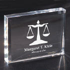 Lawyer Personalized  Keepsake Paperweight